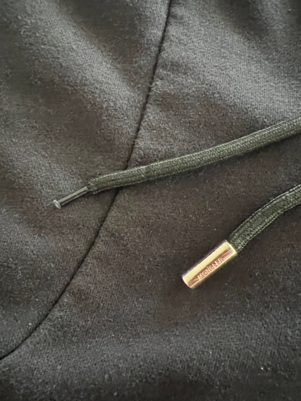 Moncler Black Athletic Drawstring Joggers - Picture 3 of 6